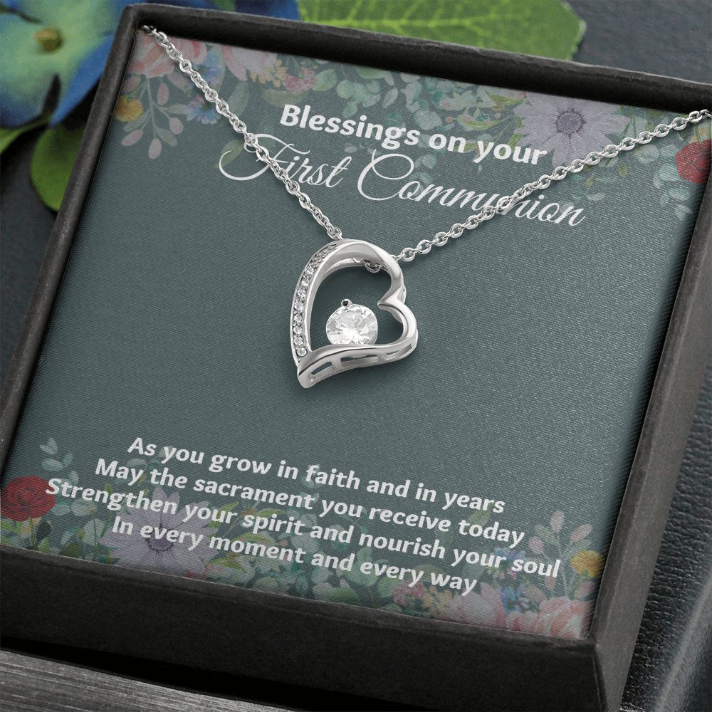 "Beautifully Crafted 1st Communion Gifts for Girls Necklace - The Meaningful Keepsake"