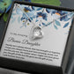 Bonus Daughter Necklace - The Stunning Gift for Your Bonus Daughter from Step-Mom, Stepdaughter necklace SNJW23-010322