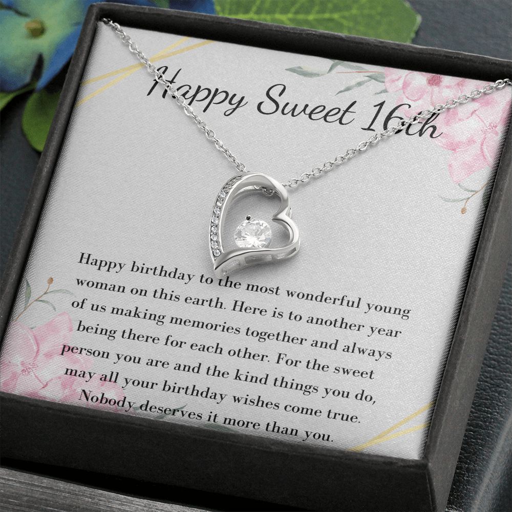 Sweet 16 Necklace - Celebrate Her Milestone Birthday with a Beautiful Gift, 16th Birthday Gift For Her, 16th Birthday Gift 210206