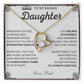To My Badass Daughter Necklace - Heartfelt Gift for Strong Women,  Badass Daughter Gift, Badass Daughter Jewelry, Badass Daughter Necklace, Daughter Gift From Mom or Dad SNJW23-230212
