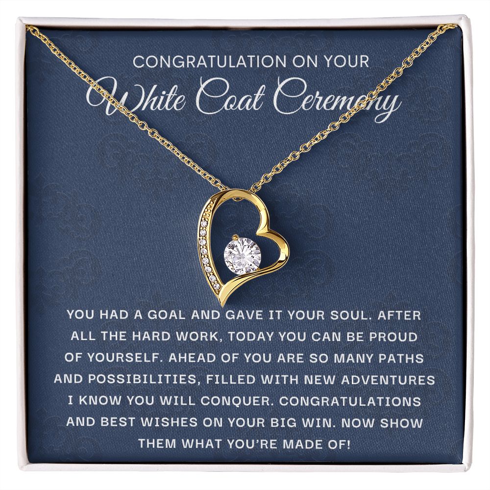 White Coat Ceremony Gift Necklace: the perfect way to commemorate their achievement, Nurse Graduation Gift, Graduation Gift For Nurse, New Nurse Gift, Future Nurse Gift SNJW23-030306