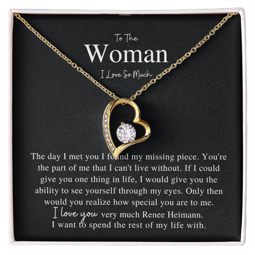 To The Woman I Love So Much Necklace  Aaron Henderson