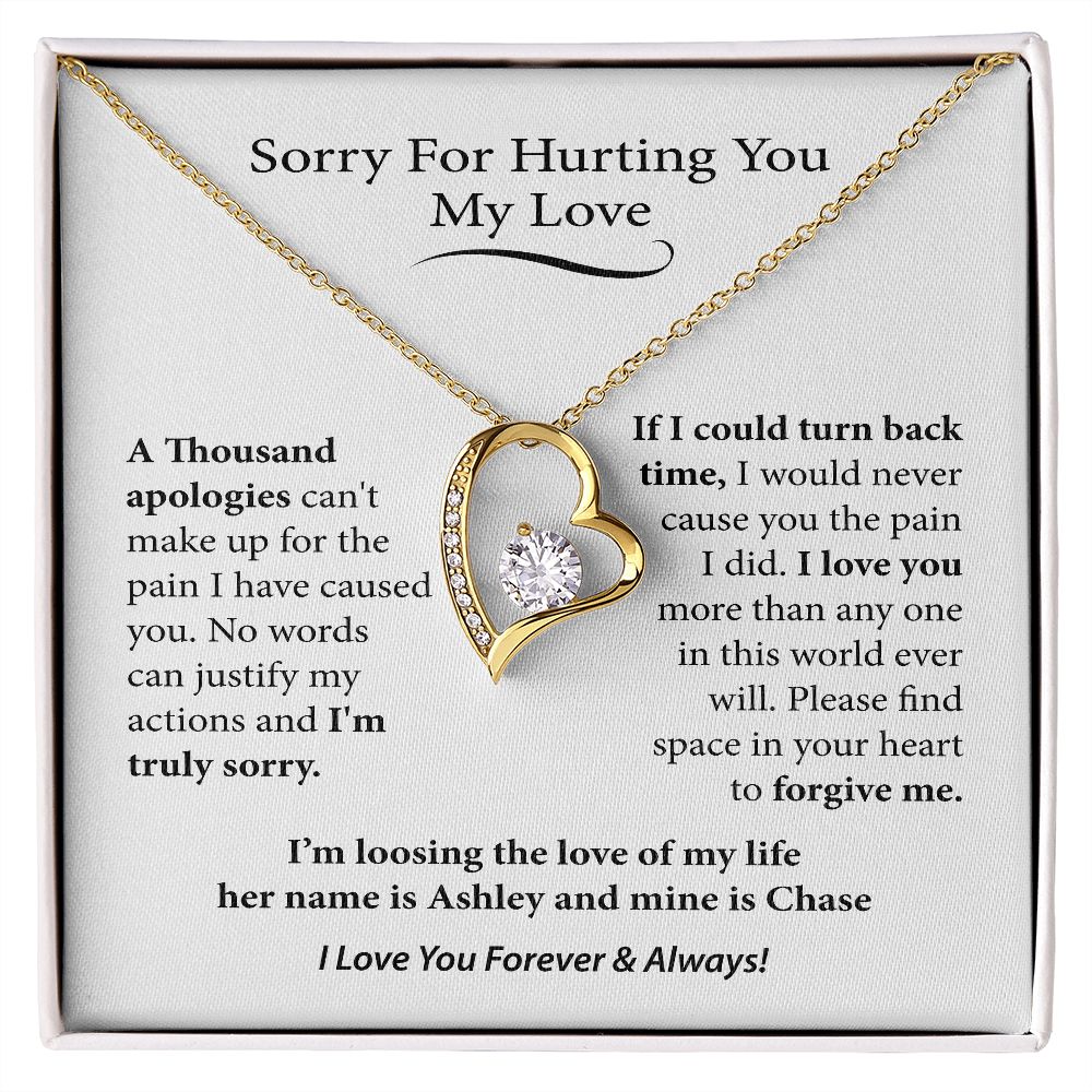 Sorry necklace from Chase Allen