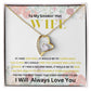 "Anniversary Gifts for Your Wife: Personalized To My Wife Necklace",  A Sentimental Gift for Your Wife"