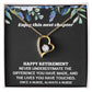 Looking for a meaningful retirement gift for a special woman? Our necklace is the perfect way to celebrate all she's accomplished