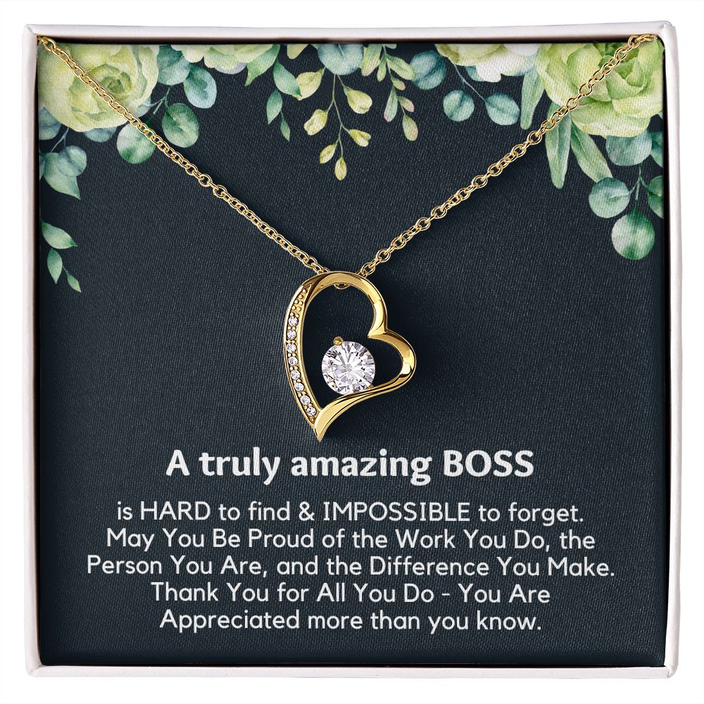 Boss Appreciation Gifts for Women Necklace: A Gesture That Will Leave a Lasting Impression"