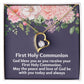 "Mark Your Daughter's First Communion with a Personalized Gift Necklace"