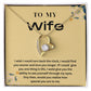 "To My Wife Necklace: The Meaningful Anniversary Gift for Your Wife"