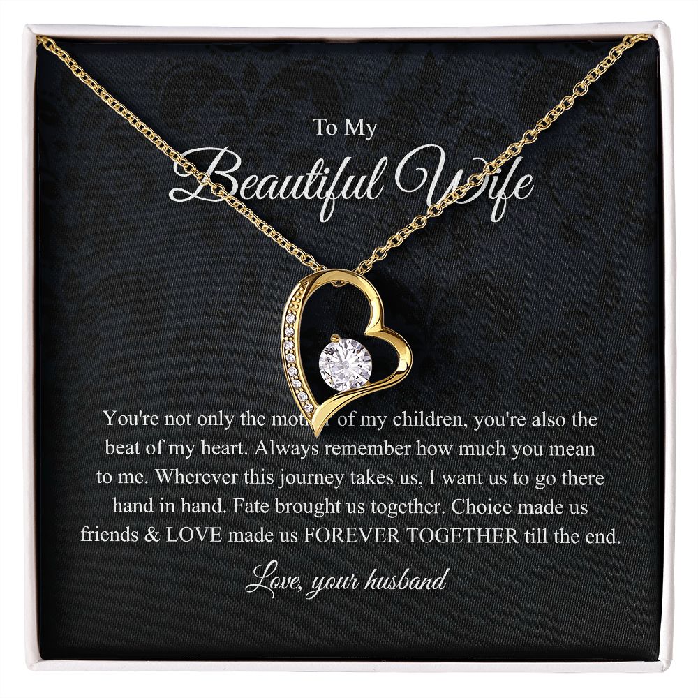 Heart To My Wife Necklace, Anniversary Gift For Wife Birthday Gift, Wi –  JWshinee
