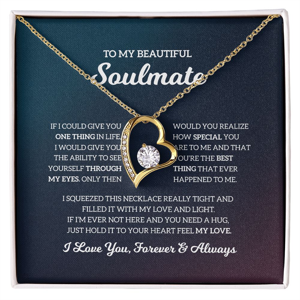 To My Beautiful Soulmate, Forever Love Necklace ttstore-1912-01x12 B0BQJPC4SS