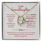 To Our Granddaughter, Heart necklace from Grandparents, Christmas gift for granddaughter ttstore-0712-1x15