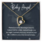 An Angel Watching Over Us: A Miscarriage Memorial Necklace for Mothers - A Touching and Enduring Gift, Child Loss, Miscarriage SNJW23-230205