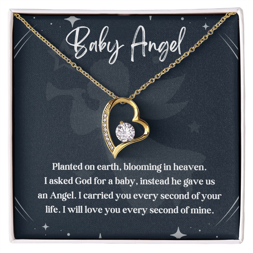 An Angel Watching Over Us: A Miscarriage Memorial Necklace for Mothers - A Touching and Enduring Gift, Child Loss, Miscarriage SNJW23-230205