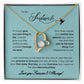 The Soulmate Necklace: An Elegant and Timeless Expression of Love, Jewelry Gift Her, Love Necklace Gifts For Her, Soulmate Gift, Soulmate Jewelry, Heart Pendant SNJW23-270208