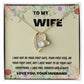 Elegant Wife Necklace - Perfect Anniversary, Birthday or Just Because Gift - Thoughtful Romantic Jewelry from Husband - Necklace for Wife