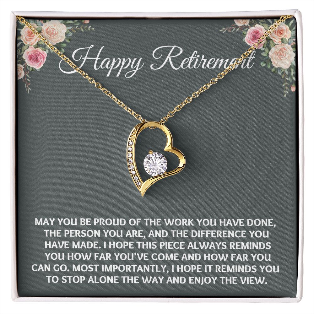 Our retirement gifts for women are the perfect way to show her how much she's loved and appreciated - a gift she'll treasure forever"