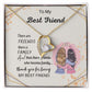 Soul Sisters - Heart Pendant Best Friend Necklaces for Women with Engraved Messages 200208