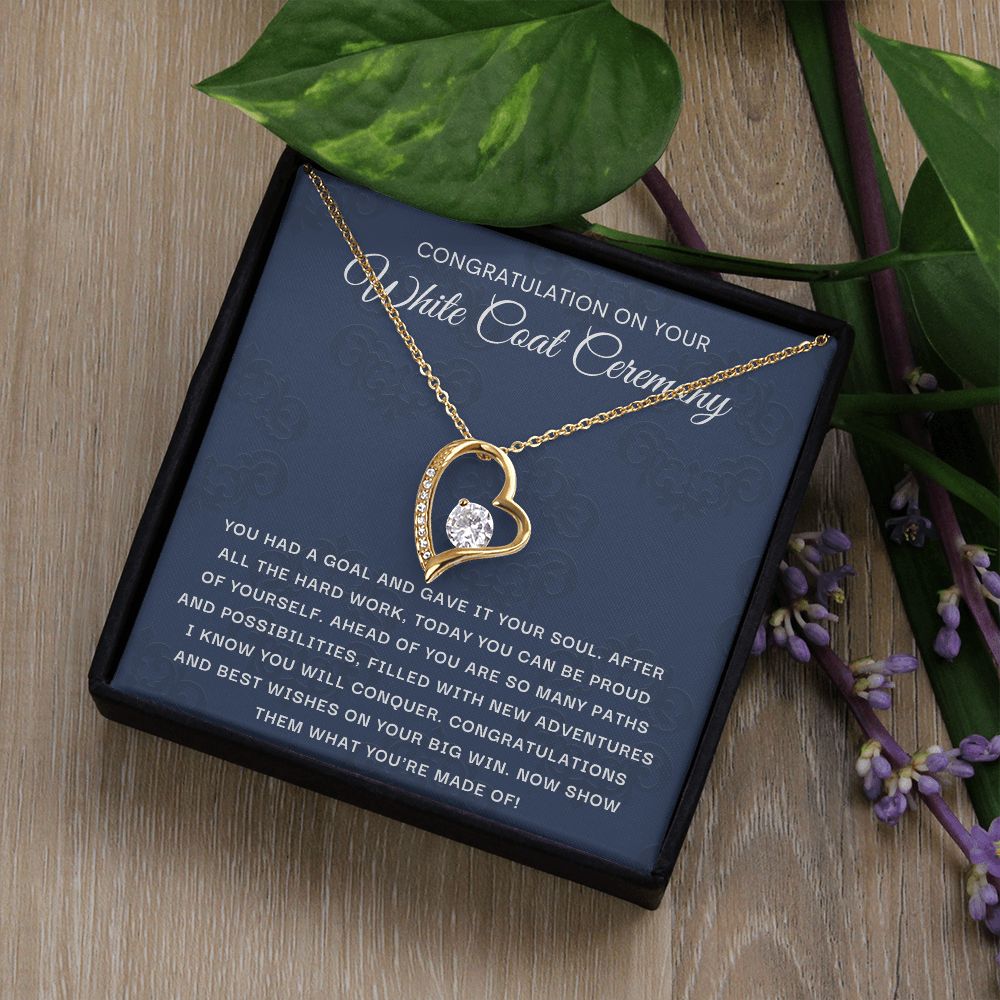 White Coat Ceremony Gift Necklace: the perfect way to commemorate their achievement, Nurse Graduation Gift, Graduation Gift For Nurse, New Nurse Gift, Future Nurse Gift SNJW23-030306