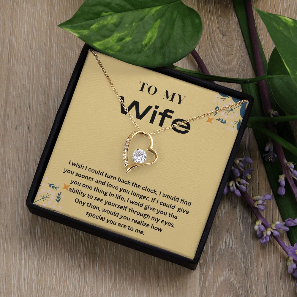 "To My Wife Necklace: The Meaningful Anniversary Gift for Your Wife"