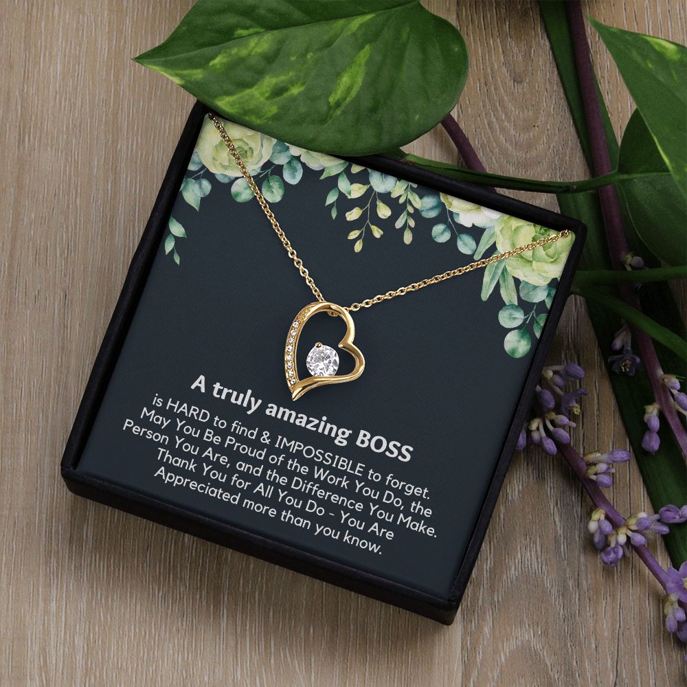 Boss Appreciation Gifts for Women Necklace: A Gesture That Will Leave a Lasting Impression"