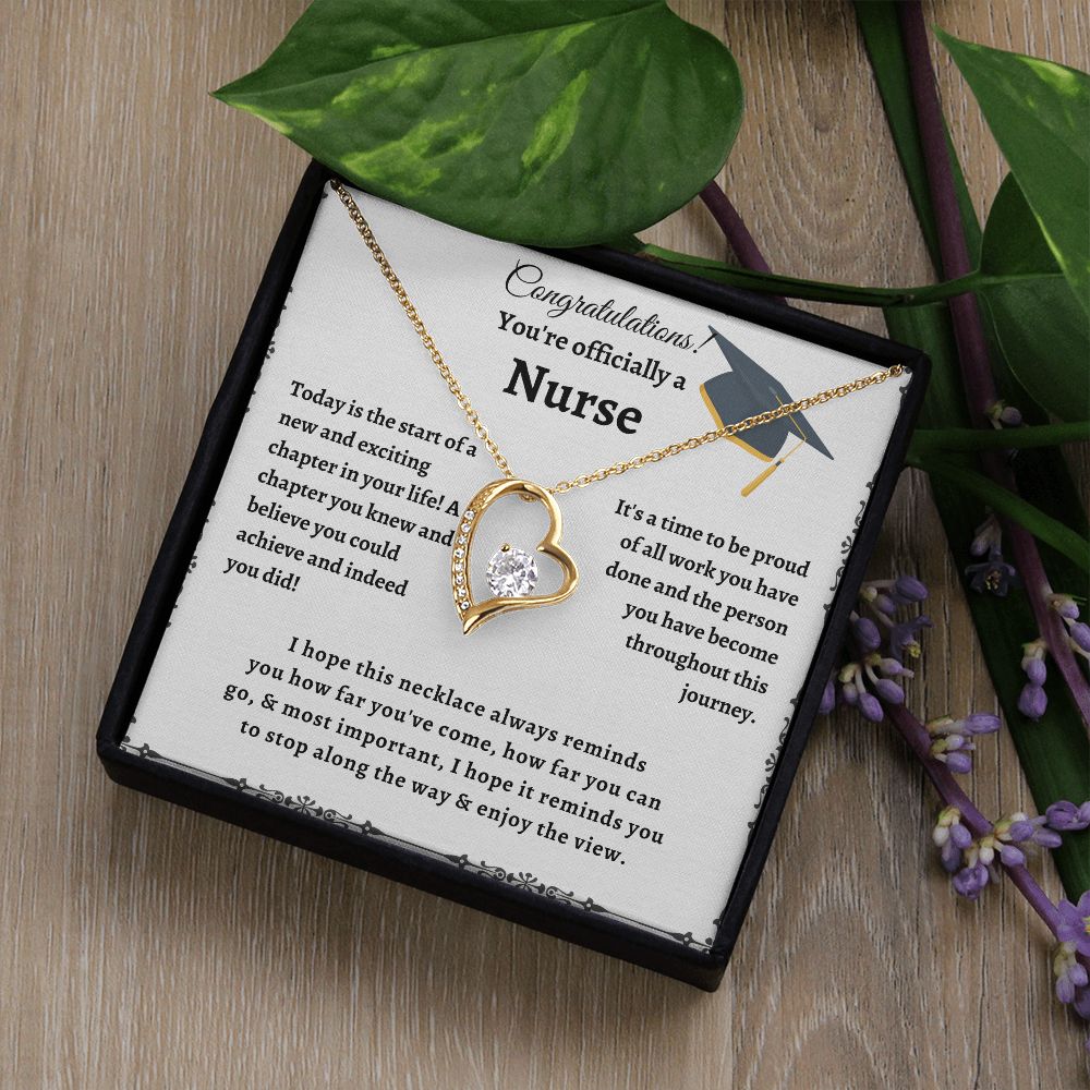 Graduation Necklace For Nurse - Nurses gifts for graduation that they will cherish for years to come, Graduation Necklace For Nurse, Nurse Graduate Gift, Nursing School SNJW23-030310