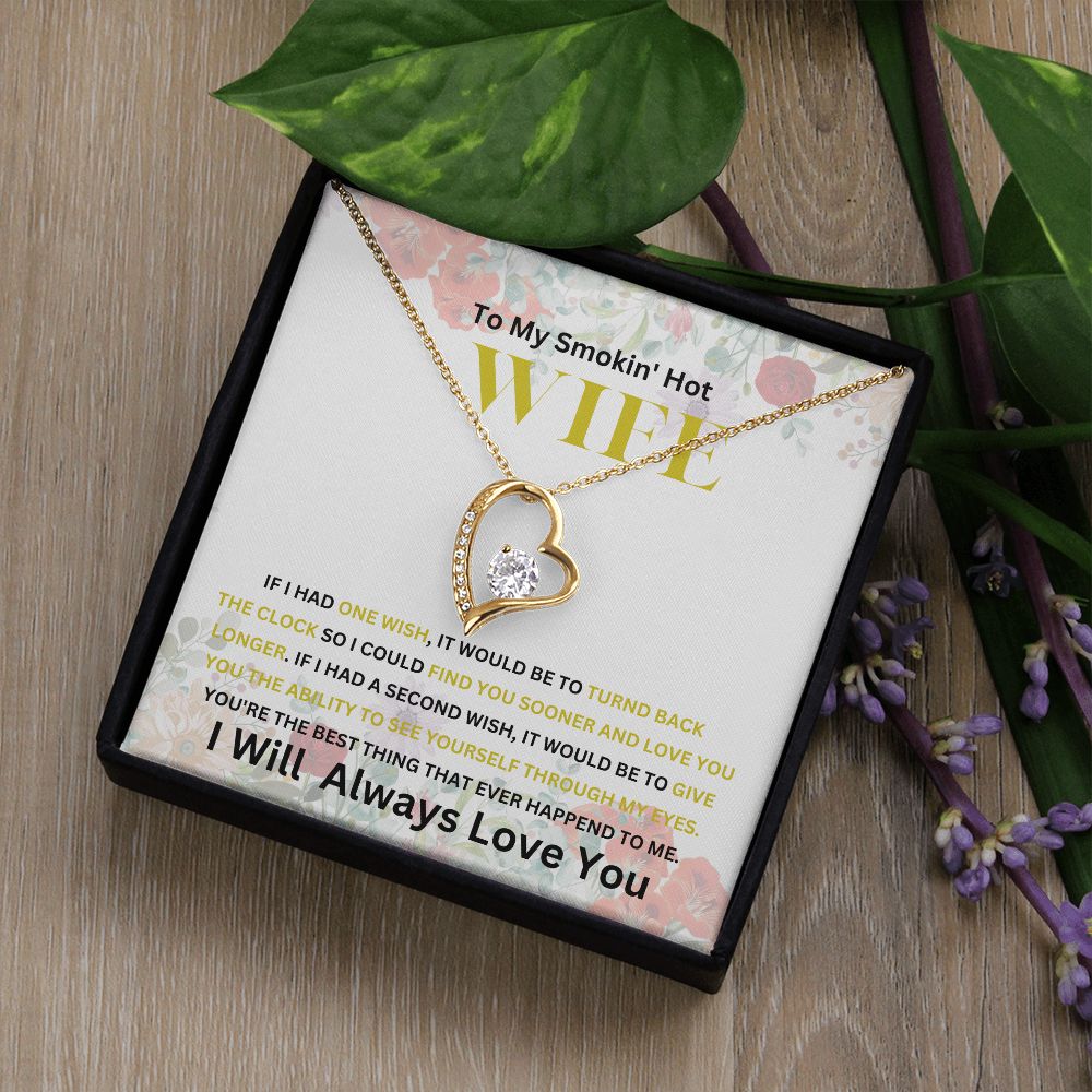 "Anniversary Gifts for Your Wife: Personalized To My Wife Necklace",  A Sentimental Gift for Your Wife"