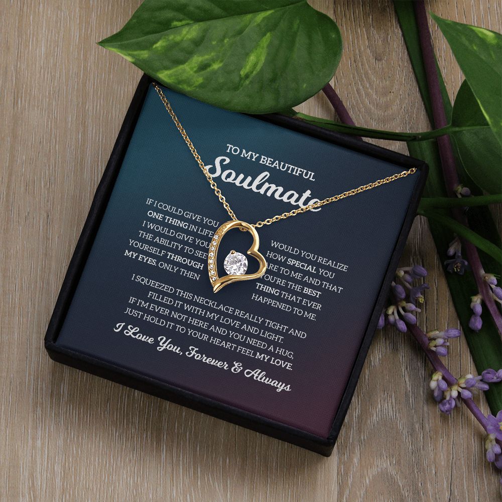 To My Beautiful Soulmate, Forever Love Necklace ttstore-1912-01x12 B0BQJPC4SS