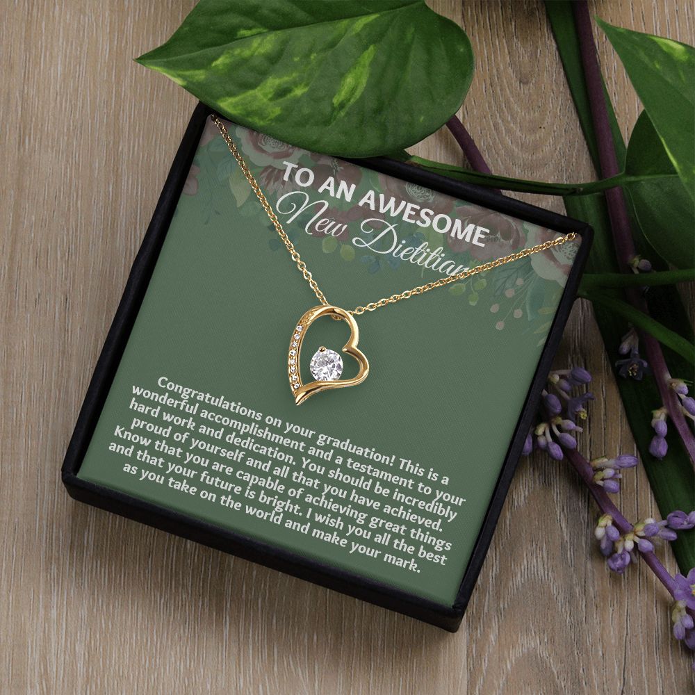 Express Your Appreciation with a Special Necklace Gift for Your Dietician on Graduation Day"