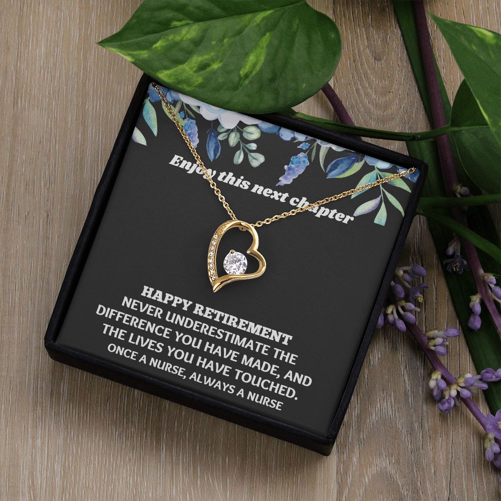 Looking for a meaningful retirement gift for a special woman? Our necklace is the perfect way to celebrate all she's accomplished