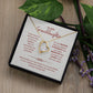 To Our Granddaughter, Heart necklace from Grandparents, Christmas gift for granddaughter ttstore-0712-1x15