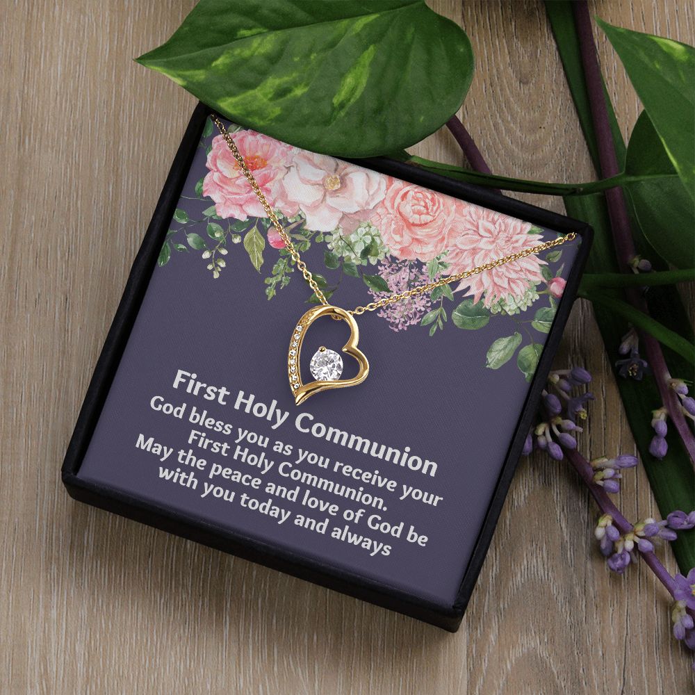 "Mark Your Daughter's First Communion with a Personalized Gift Necklace"