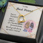 Soul Sisters - Heart Pendant Best Friend Necklaces for Women with Engraved Messages 200208