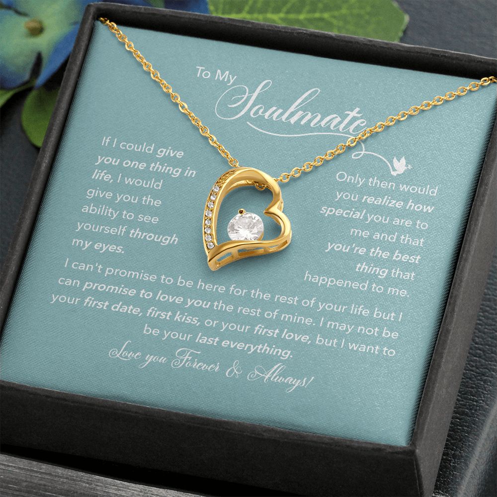 To My Soulmate Necklace , Love Gift SNJW110917 B0BLW8BTQZ