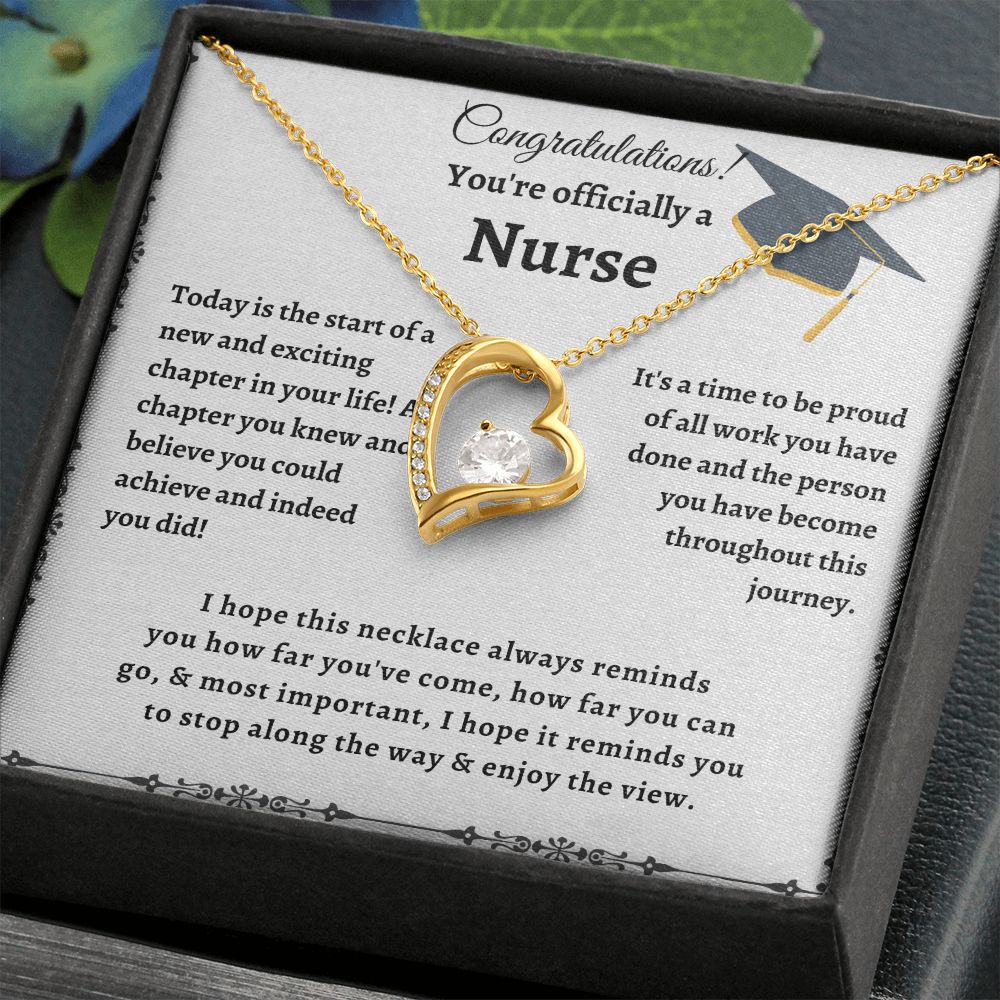Graduation Necklace For Nurse - Nurses gifts for graduation that they will cherish for years to come, Graduation Necklace For Nurse, Nurse Graduate Gift, Nursing School SNJW23-030310