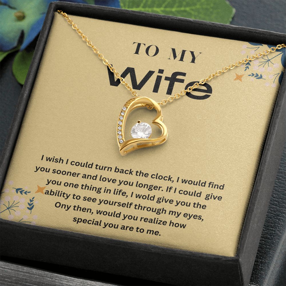 "To My Wife Necklace: The Meaningful Anniversary Gift for Your Wife"