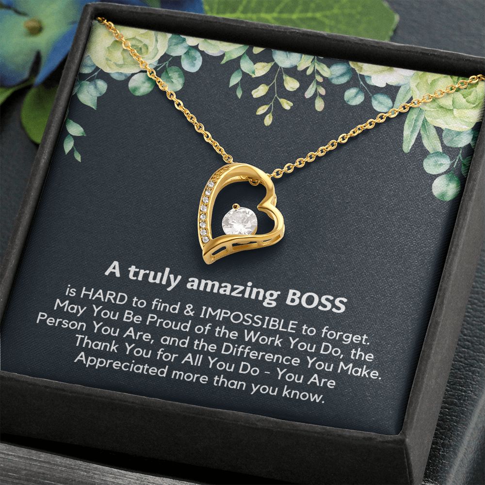 Boss Appreciation Gifts for Women Necklace: A Gesture That Will Leave a Lasting Impression"