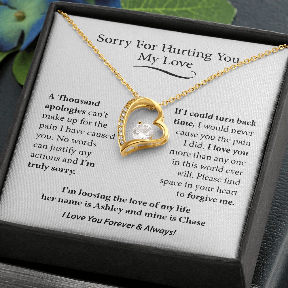 Sorry necklace from Chase Allen