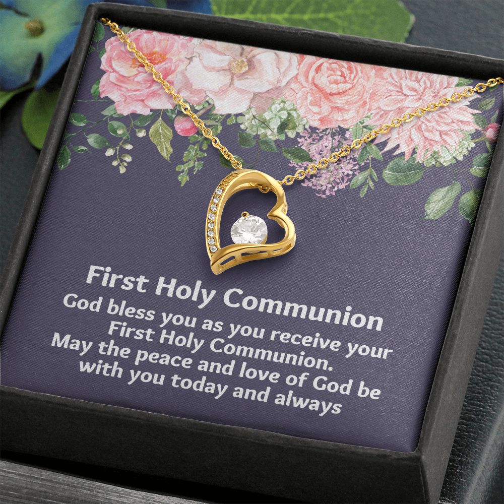 "Mark Your Daughter's First Communion with a Personalized Gift Necklace"