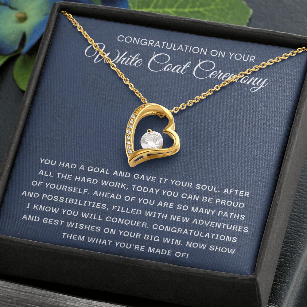 White Coat Ceremony Gift Necklace: the perfect way to commemorate their achievement, Nurse Graduation Gift, Graduation Gift For Nurse, New Nurse Gift, Future Nurse Gift SNJW23-030306