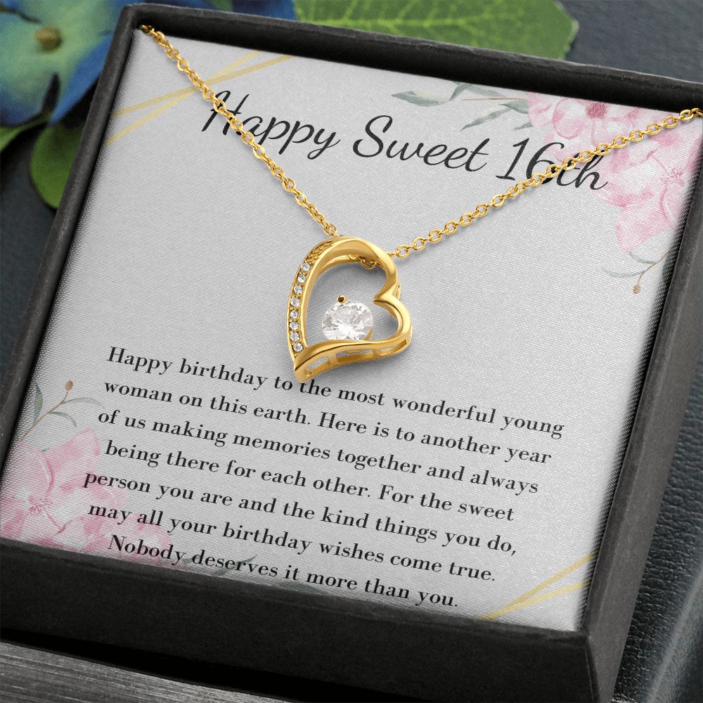 Sweet 16 Necklace - Celebrate Her Milestone Birthday with a Beautiful Gift, 16th Birthday Gift For Her, 16th Birthday Gift 210206
