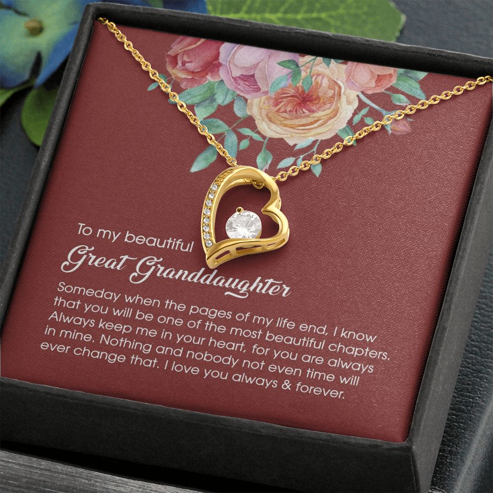 Granddaughter Necklace, Great Granddaughter Necklace Gift, Great Granddaughter Christmas Necklace, Great Granddaughter Jewelry B3-I4MJ-4N8W