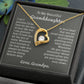 To My Granddaughter - Believe - Forever Love Necklace from Grandpa B0BGC9Y2NQ