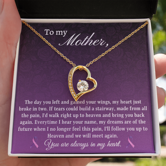 Forever Love Necklace Memorial gift - You are always in my heart - JWshinee