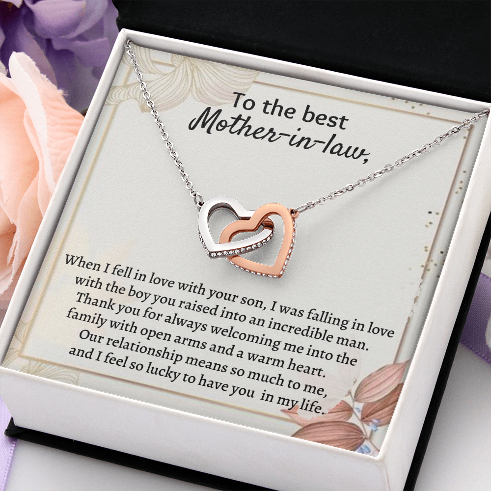 Gift for Mother - in - Law - Our relationship means so much to me, I feel so lucky to have you in my life - JWshinee