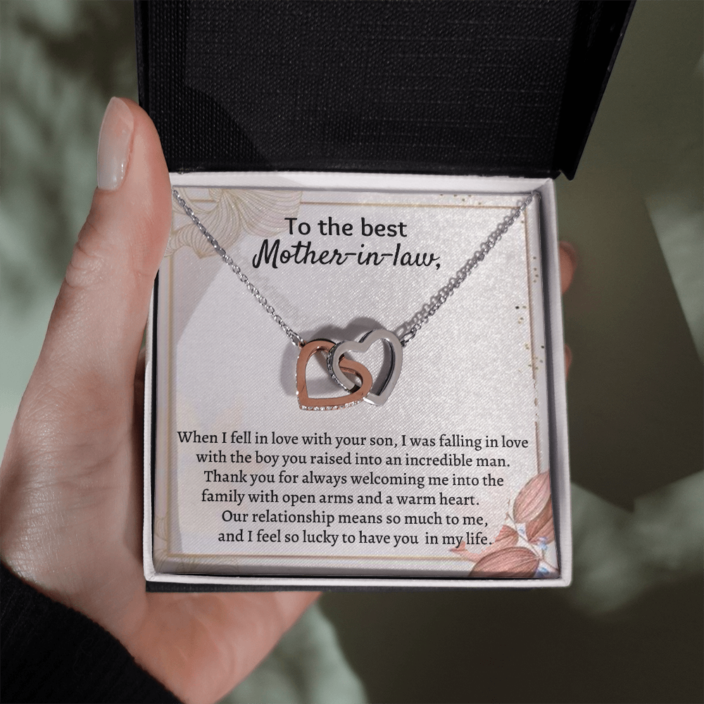 Gift for Mother - in - Law - Our relationship means so much to me, I feel so lucky to have you in my life - JWshinee