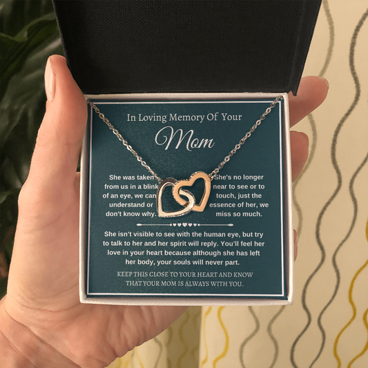 Gift for Daughter, memory of mom - Your souls will never part - JWshinee