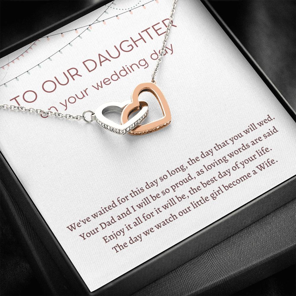 Wedding gift for Daughter - We're waited for this day so long, the day we watch our little girl become a Wife - JWshinee