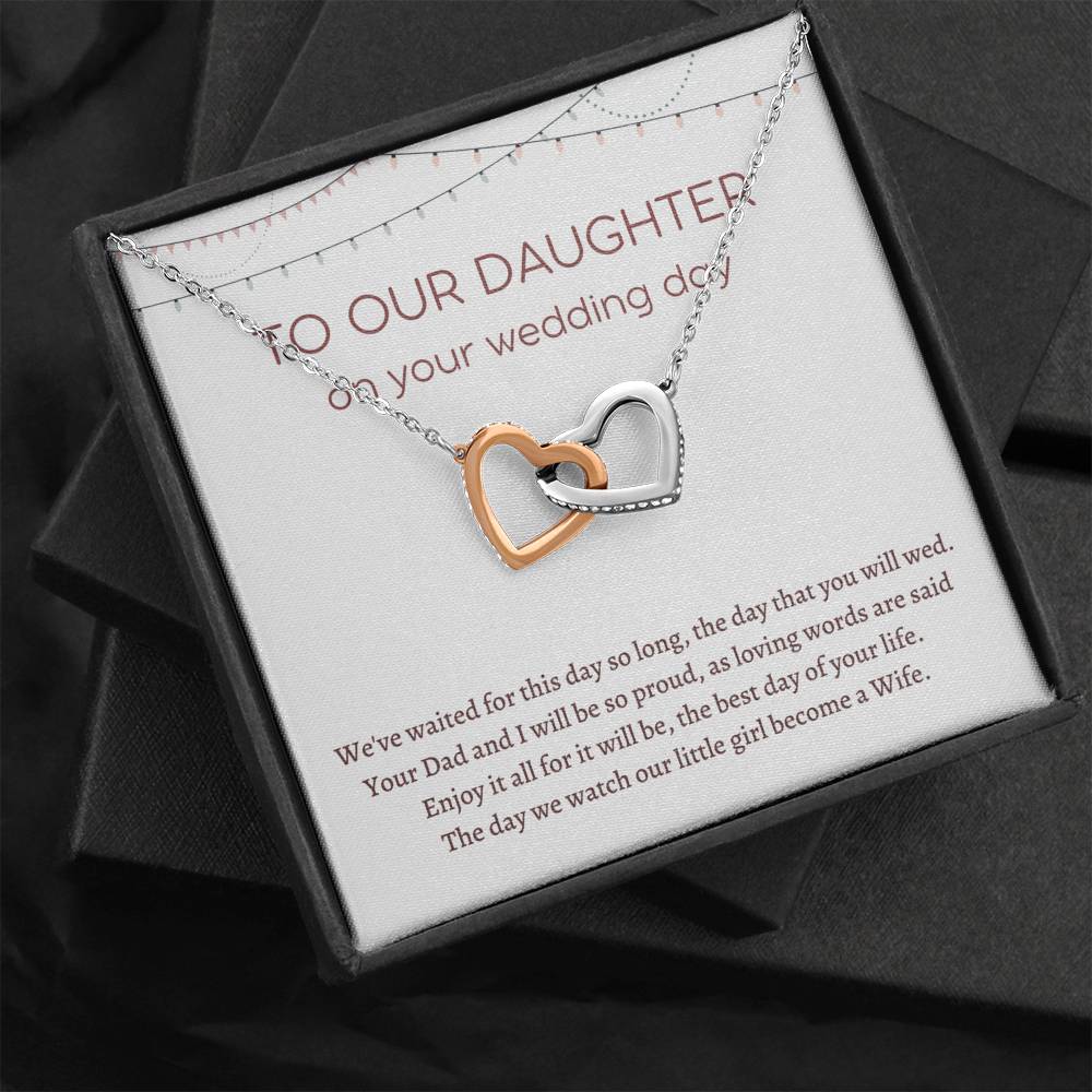 Wedding gift for Daughter - We're waited for this day so long, the day we watch our little girl become a Wife - JWshinee