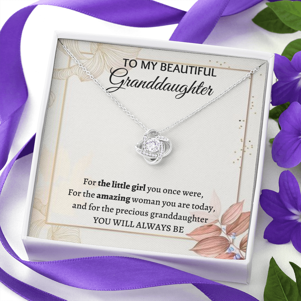 Gift for Granddaughter - For the precious granddaughter you will always be - JWshinee