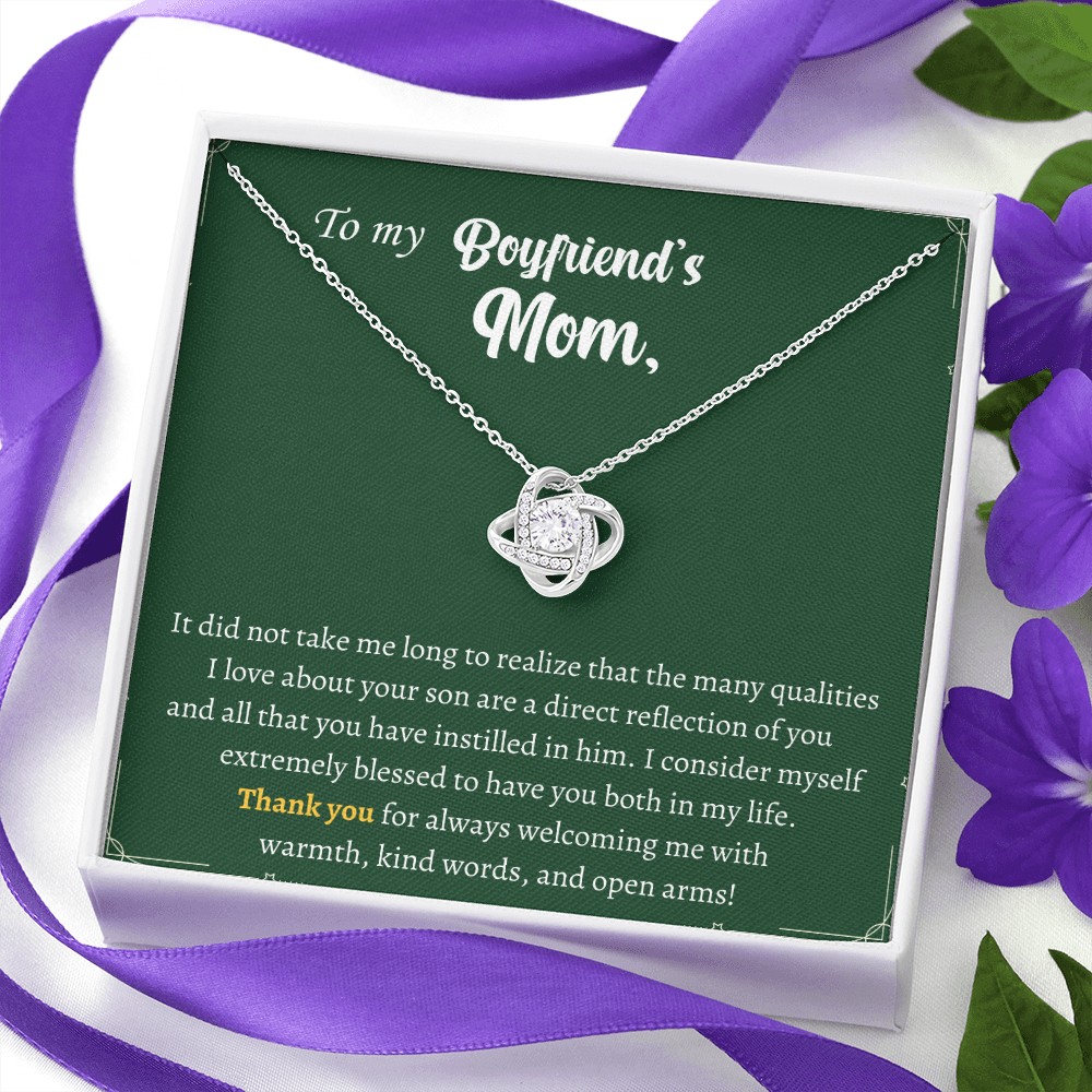 Gift for Boyfriend's Mom- Thank you for always welcoming me with warmth, kind words - JWshinee